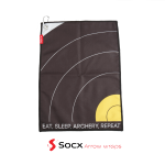 Socx Handtuch Microfaser "Eat Sleep Archery Repeat" Feld