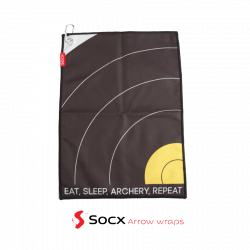(image for) Socx Towel Micro Fibre "Eat Sleep Archery Repeat" Field