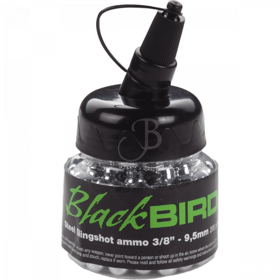 (image for) Blackbird Slingshot Steel Ammo 3/8" (200/pk)