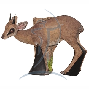 Asen/Wildcrete 3D Damara Dik-Dik (mit Eichhörnchen)