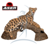 Asen/Wildcrete 3D Leopard am Baumstamm