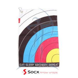 Socx Handtuch Microfaser "Eat Sleep Archery Repeat" Target