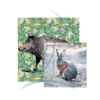 Bearpaw Tierbildauflage Hase oder Wildschwein
