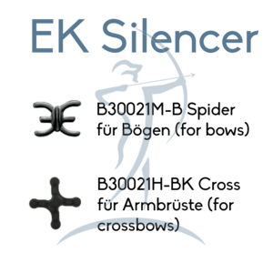 EK Archery String Silencer Sehnen-Geräuschdämpfer (6er Pack)
