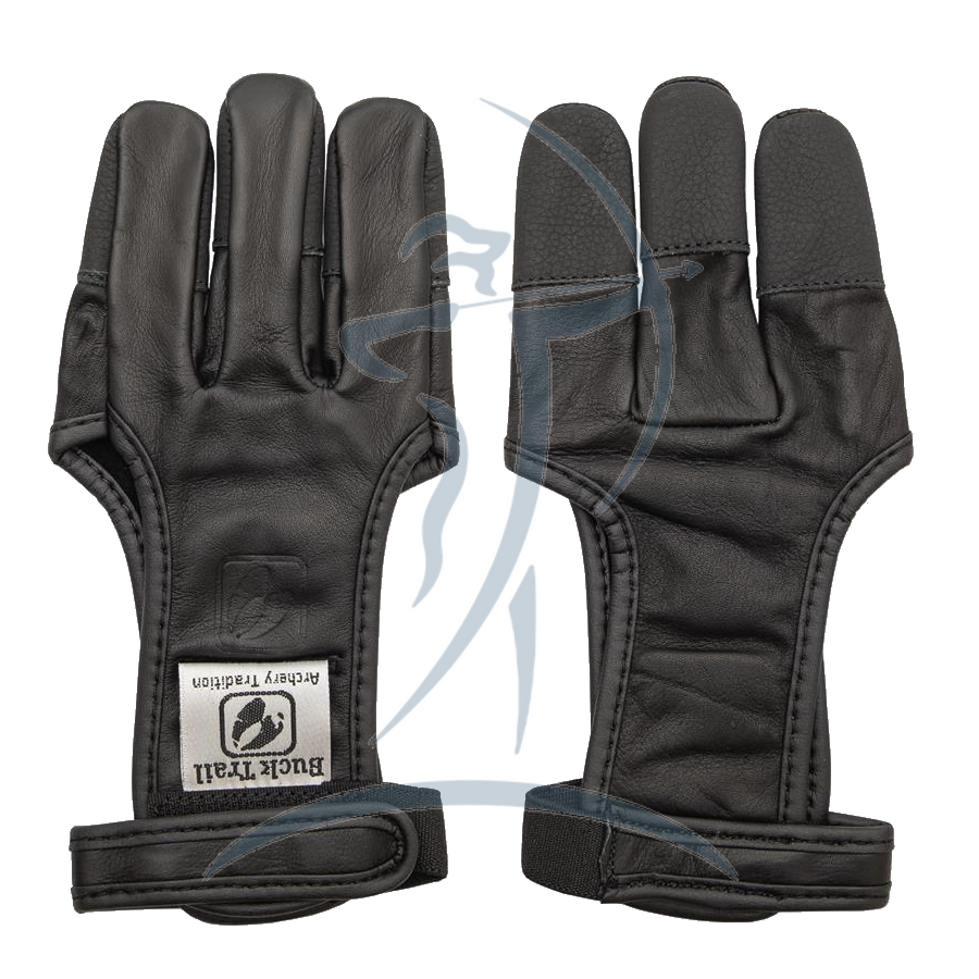 Bogenhandschuh Full Palm Leder Sand Schießhandschuh Größe S buck trail