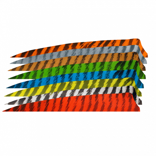 Gateway Feathers 3" RW (Shield) Barred Colors