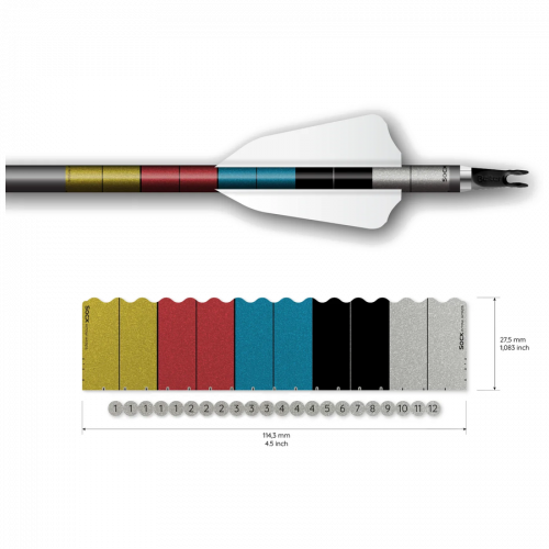 Socx Wrap 8.0mm  (max.) Target Face Retro-Reflective White