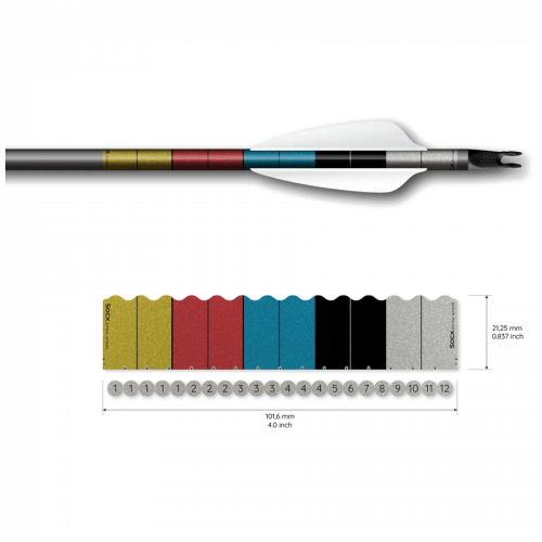 Socx Wrap 6.0mm (max.) Target Face Retro-Reflective White