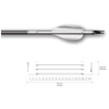 Socx Arrow Wrap für Spin Vanes auf Easton ACE (Solid)