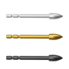 Wooooojack Tungsten Points for 3,2mm Shafts (12/pk)
