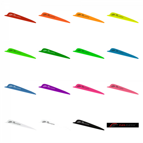 Flex-Fletch FFP-225 Euro Style Target Archery Vanes