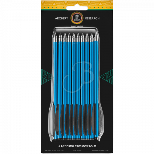 Pistol Crossbow Bolts - Aluminium Blue (10 Pack)