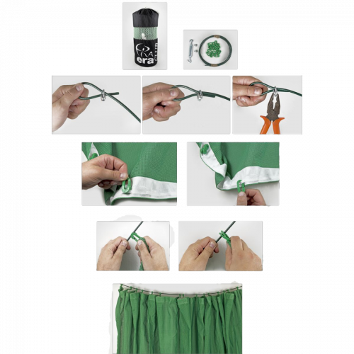 ERA Backstop Netting "Club" green h=3,0m
