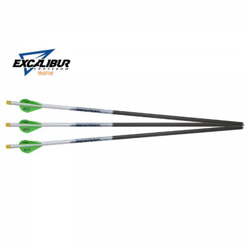 Excalibur Proflight Armbrust Bolzen mit Leuchtnocke (3er Pack)