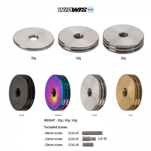 Win & Win Wiawis Disc Color Gewicht (3er Pack)