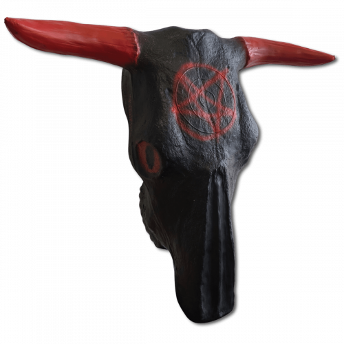 Baumgartner 3D Targets Halloween Bull Skull